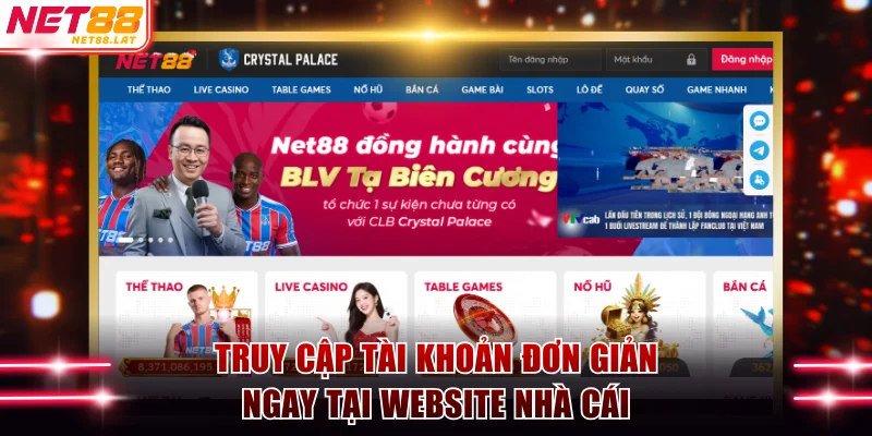 Đăng Nhập NET88 Như Thế Nào Và Một Số Câu Hỏi Thường Gặp 2 Truy cập tài khoản đơn giản ngay tại website nhà cái